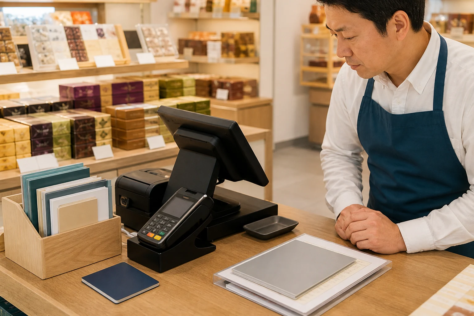土産店M&Aと2026年免税リファンド方式のPOS・返金・承継実務を表す免税売場